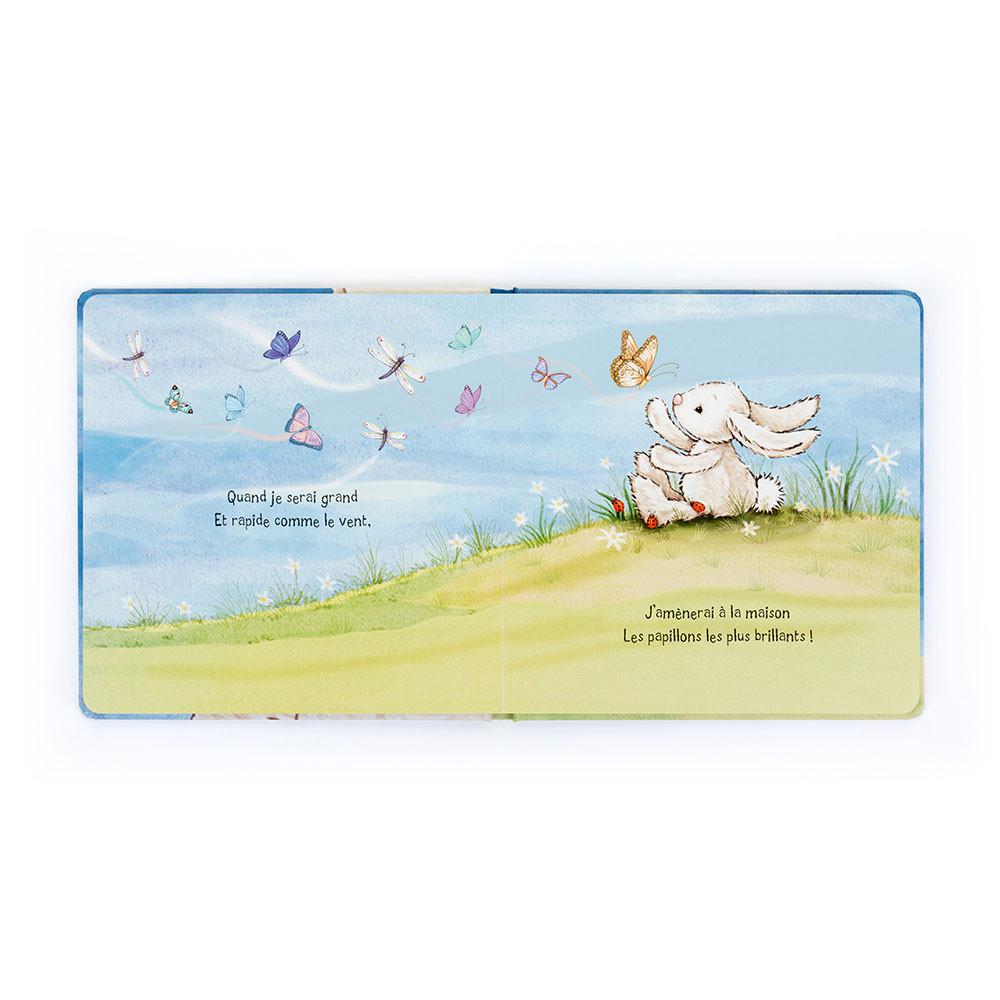 Livres Jellycat Lapin Timide Veut Grandir Livre,21cm x 21cm x 2cm Blanche | 10728-SANF