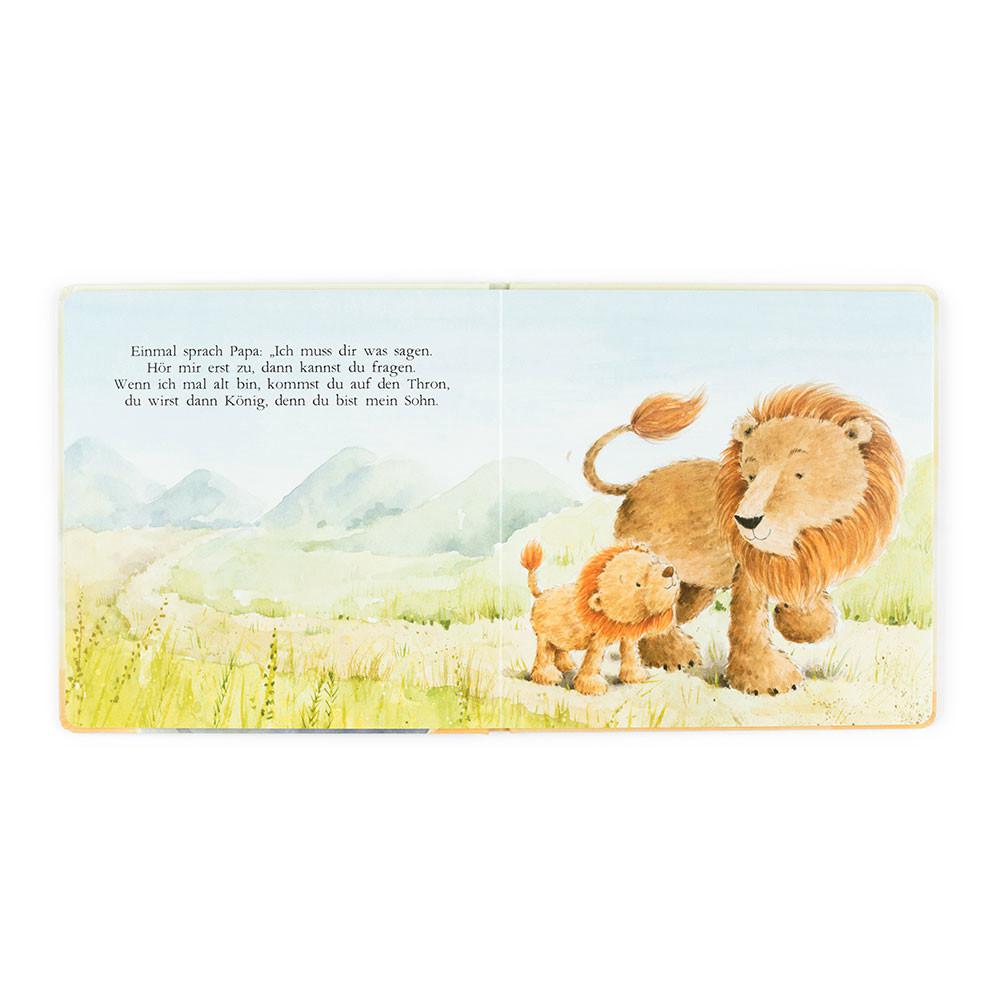 Livres Jellycat Leo, Der Mutige Lowe Buch and Fuddlewuddle Lion Medium Marron | 42697-DJUO