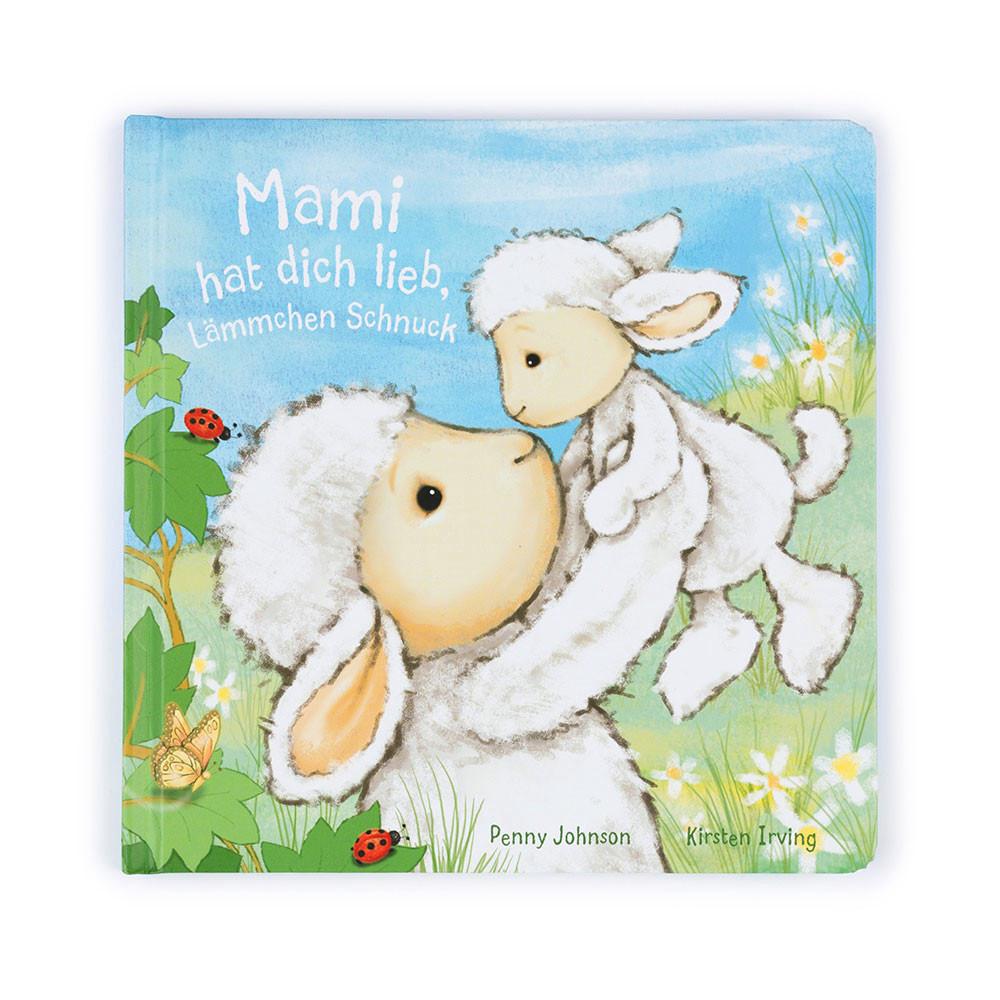 Livres Jellycat Mami Hat Dich Lieb, Lammchen Schnuck Buch and Bashful Lamb Medium Blanche | 14273-RWUA