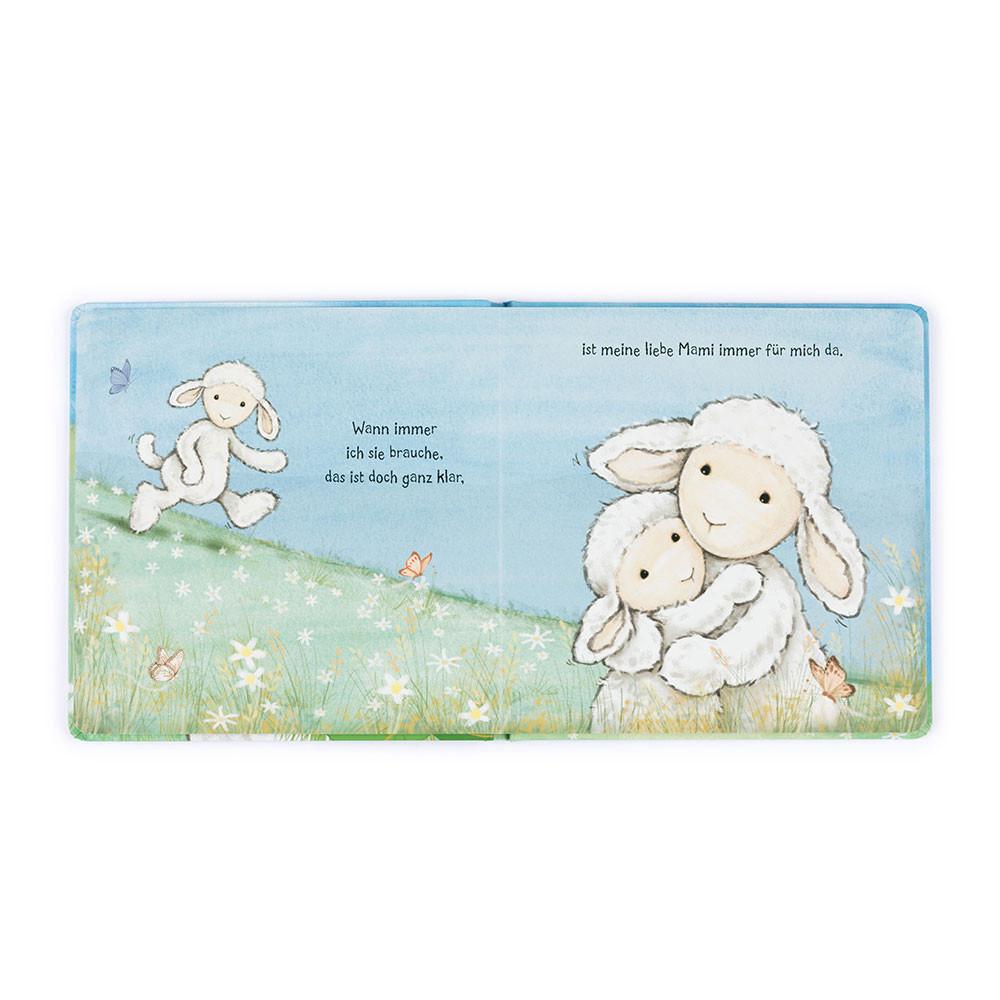 Livres Jellycat Mami Hat Dich Lieb, Lammchen Schnuck Buch and Bashful Lamb Medium Blanche | 14273-RWUA