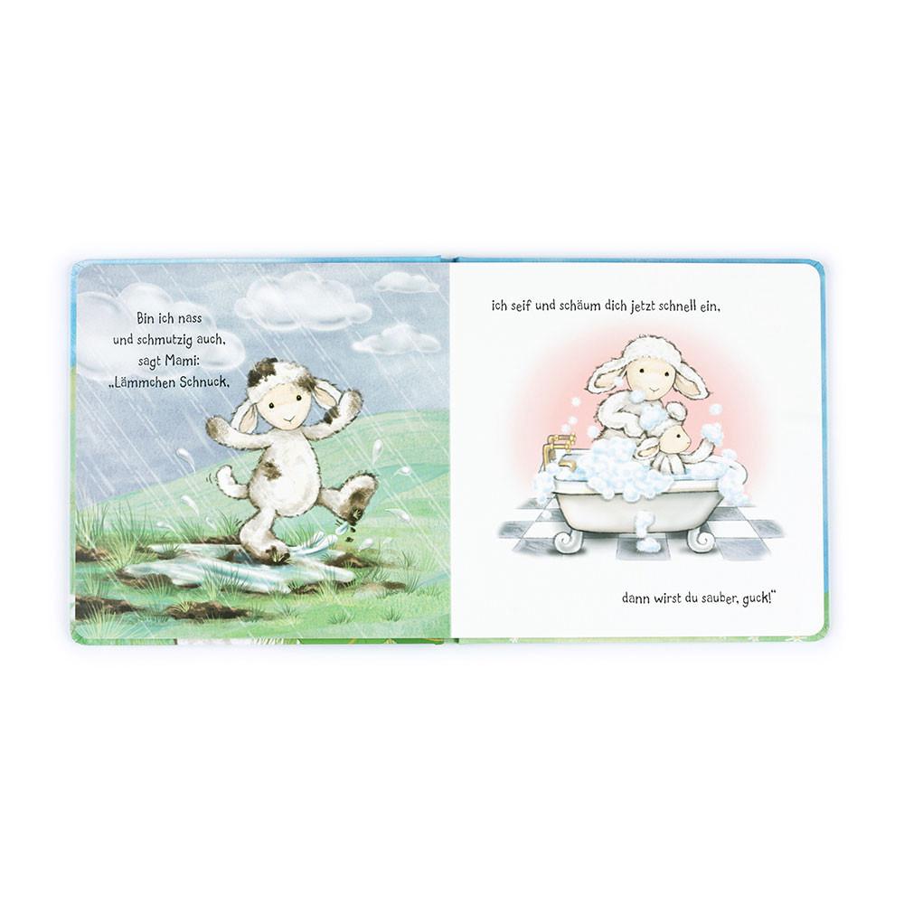 Livres Jellycat Mami Hat Dich Lieb, Lämmchen Schnuck Buch,21cm x 21cm x 2cm Blanche | 72063-ATCE