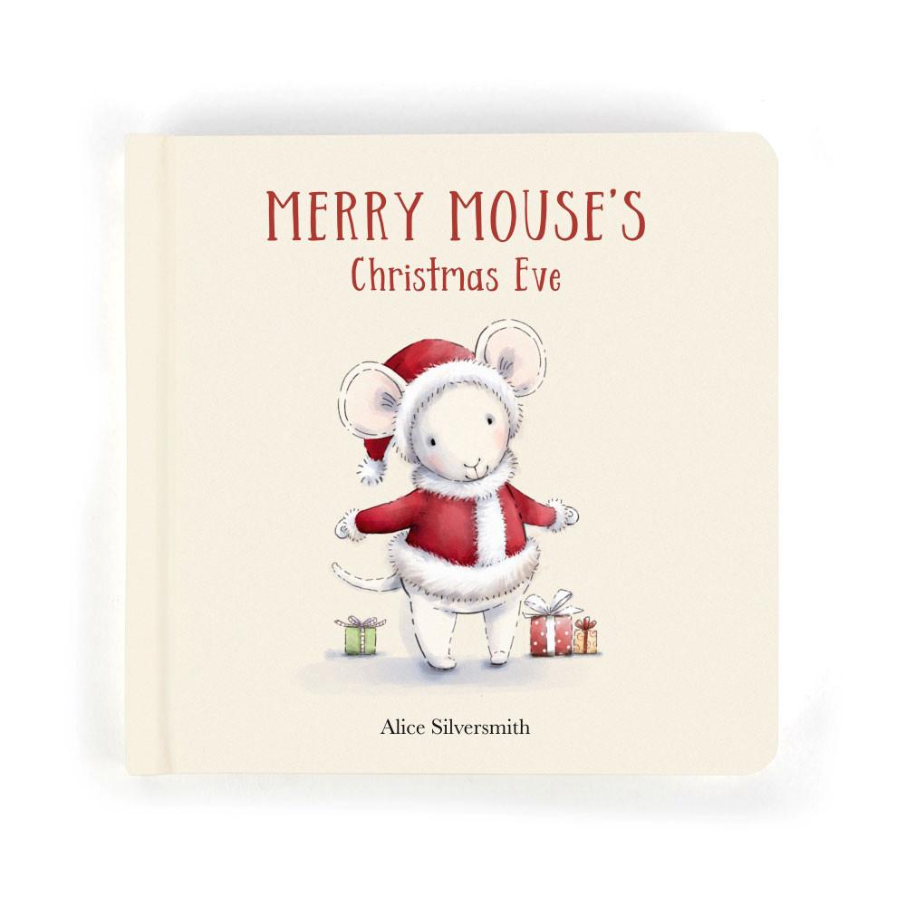 Livres Jellycat Merry Mouse's Christmas Eve and Merry Mouse, Blanche | 76218-YMVD