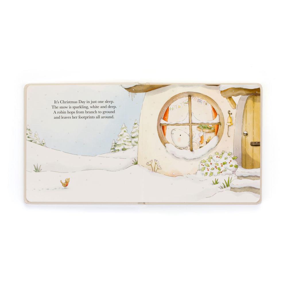 Livres Jellycat Merry Mouse's Christmas Eve,19cm x 19cm x 2cm Blanche | 10379-MNZB