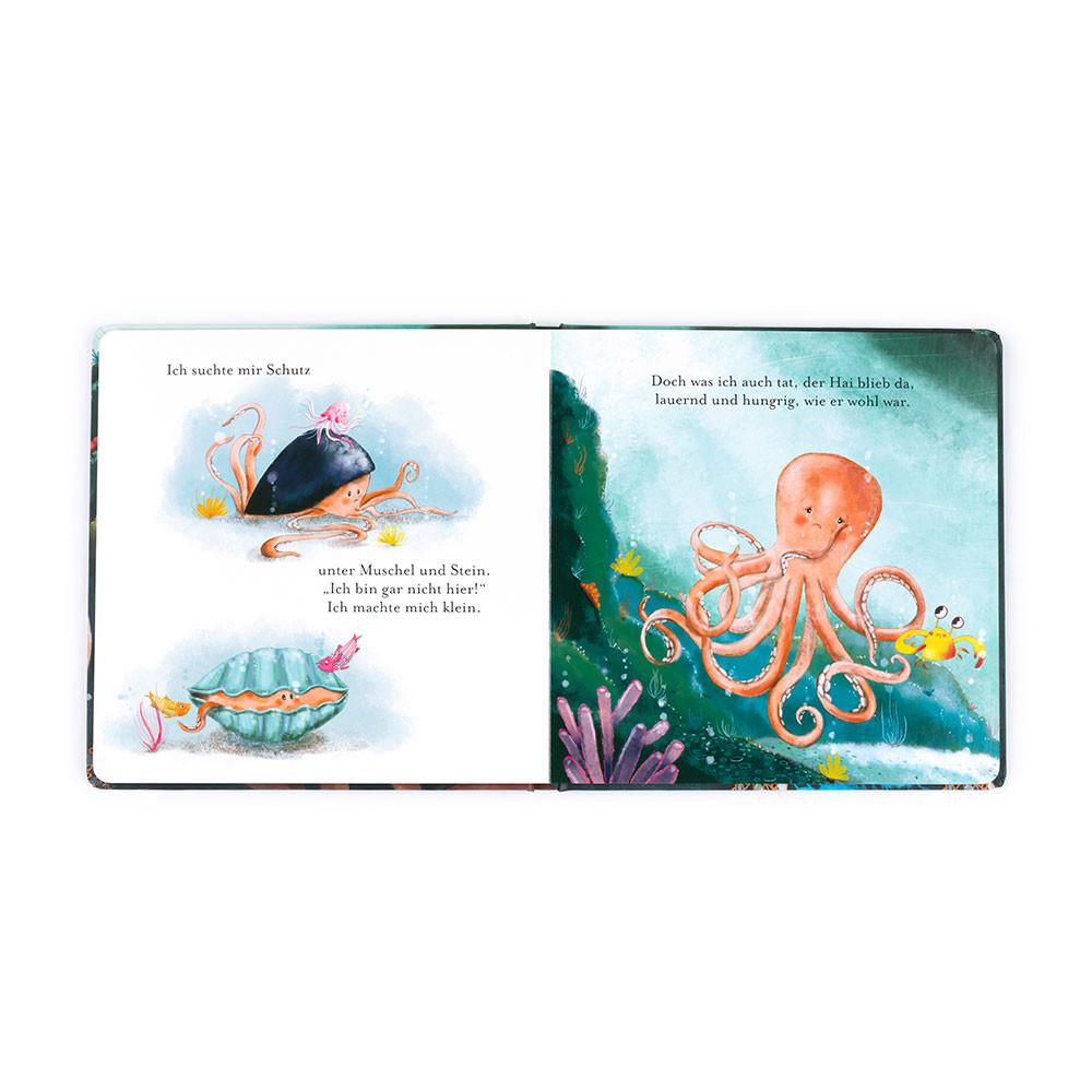 Livres Jellycat Odell, Der Furchtlose Oktopus Buch,23cm x 23cm x 2cm Orange | 69084-NFDQ
