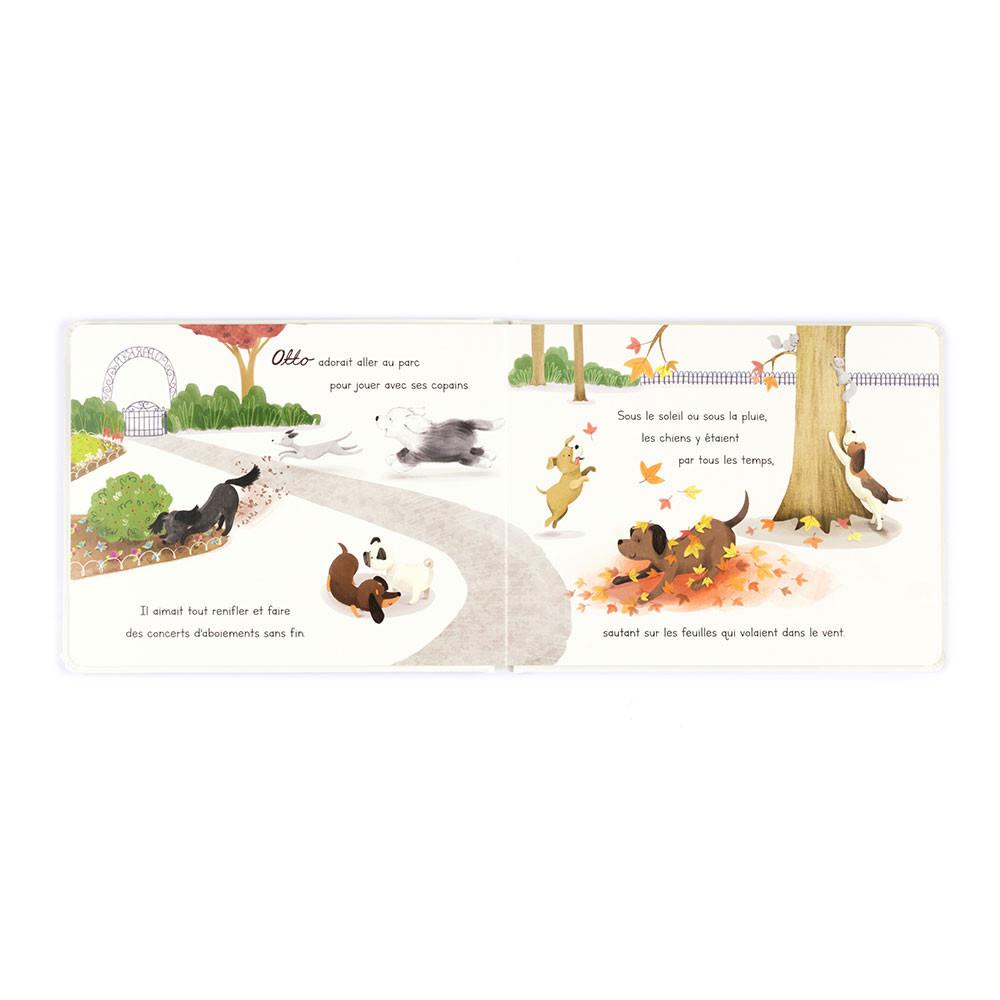 Livres Jellycat Otto Le Petit Chien Saucisse Livre,18cm x 23cm x 2cm Blanche | 80735-NYHX