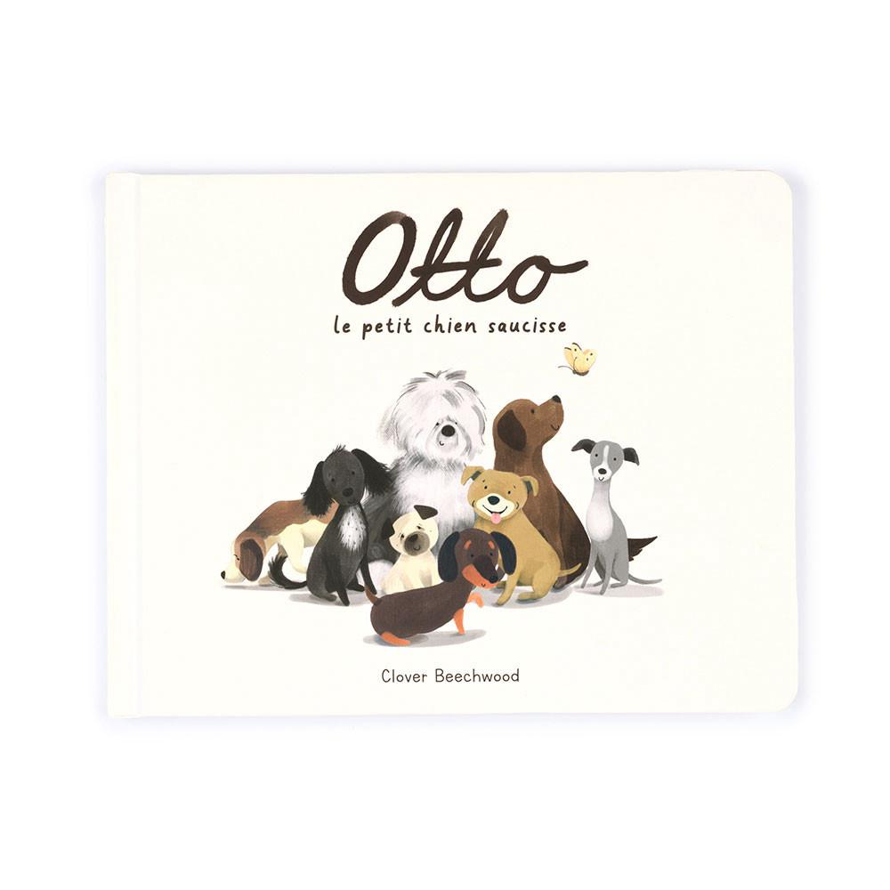 Livres Jellycat Otto Le Petit Chien Saucisse Livre,18cm x 23cm x 2cm Blanche | 80735-NYHX