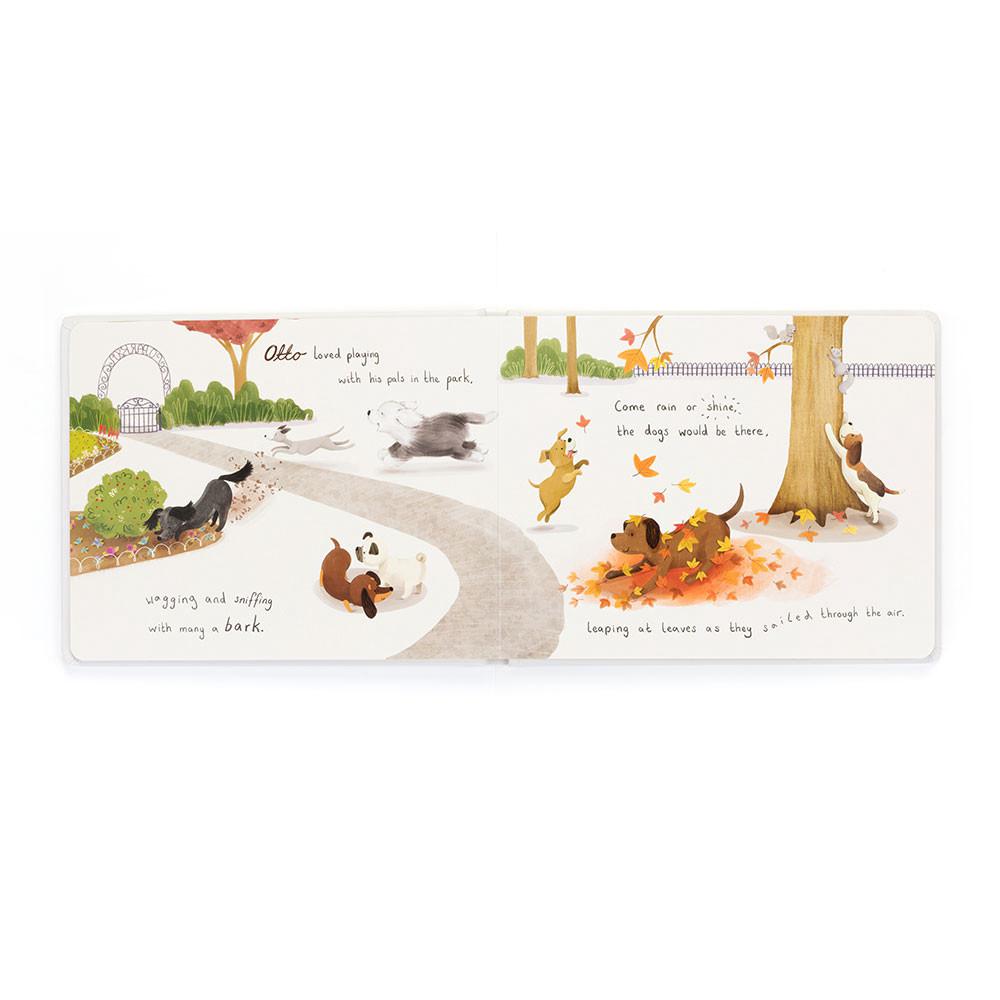 Livres Jellycat Otto the Loyal Long Dog,18cm x 23cm x 2cm Blanche | 62839-EOXI