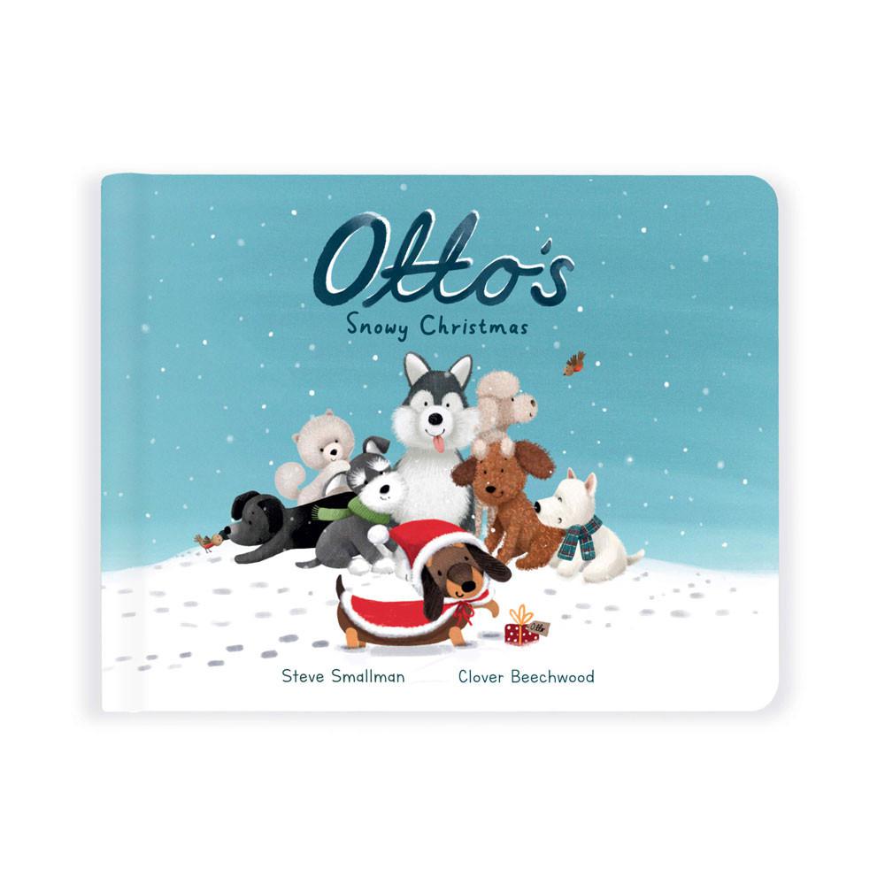 Livres Jellycat Otto's Snowy Christmas and Winter Warmer Otto Sausage Dog, Marron | 24176-DYLO