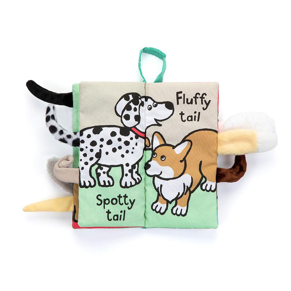 Livres Jellycat Puppy Tails Activity,22cm x 13cm x 5cm Vert | 24395-YIPF
