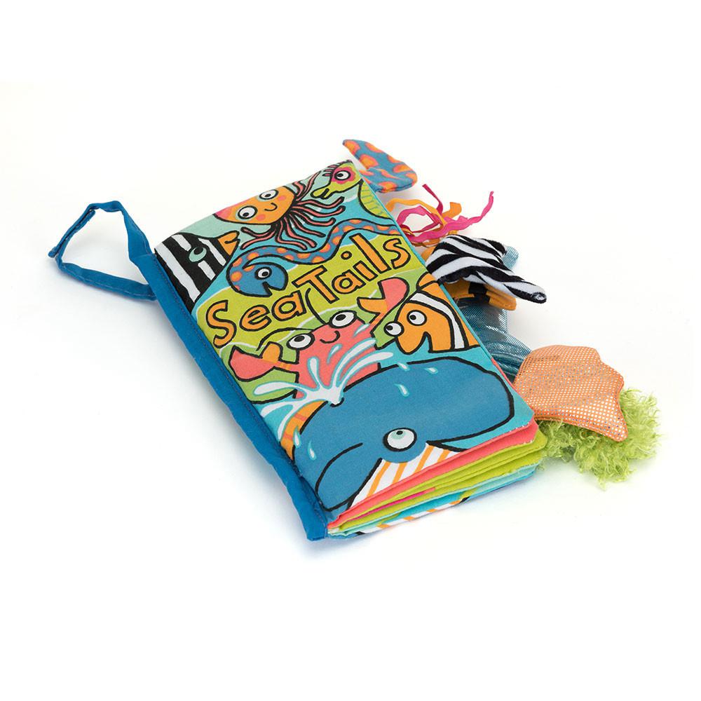 Livres Jellycat Sea Tails,22cm x 13cm x 5cm Bleu | 20637-MALO