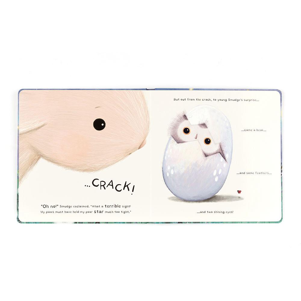 Livres Jellycat Smudge Rabbit and the Falling Star,23cm x 23cm x 2cm Beige | 80639-EYTB