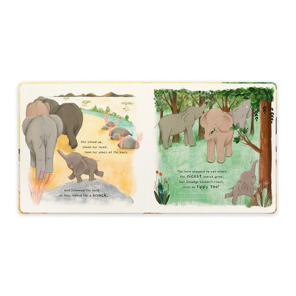 Livres Jellycat Smudge the Littlest Elephant and Smudge Elephant Medium Grise | 29750-PRIQ