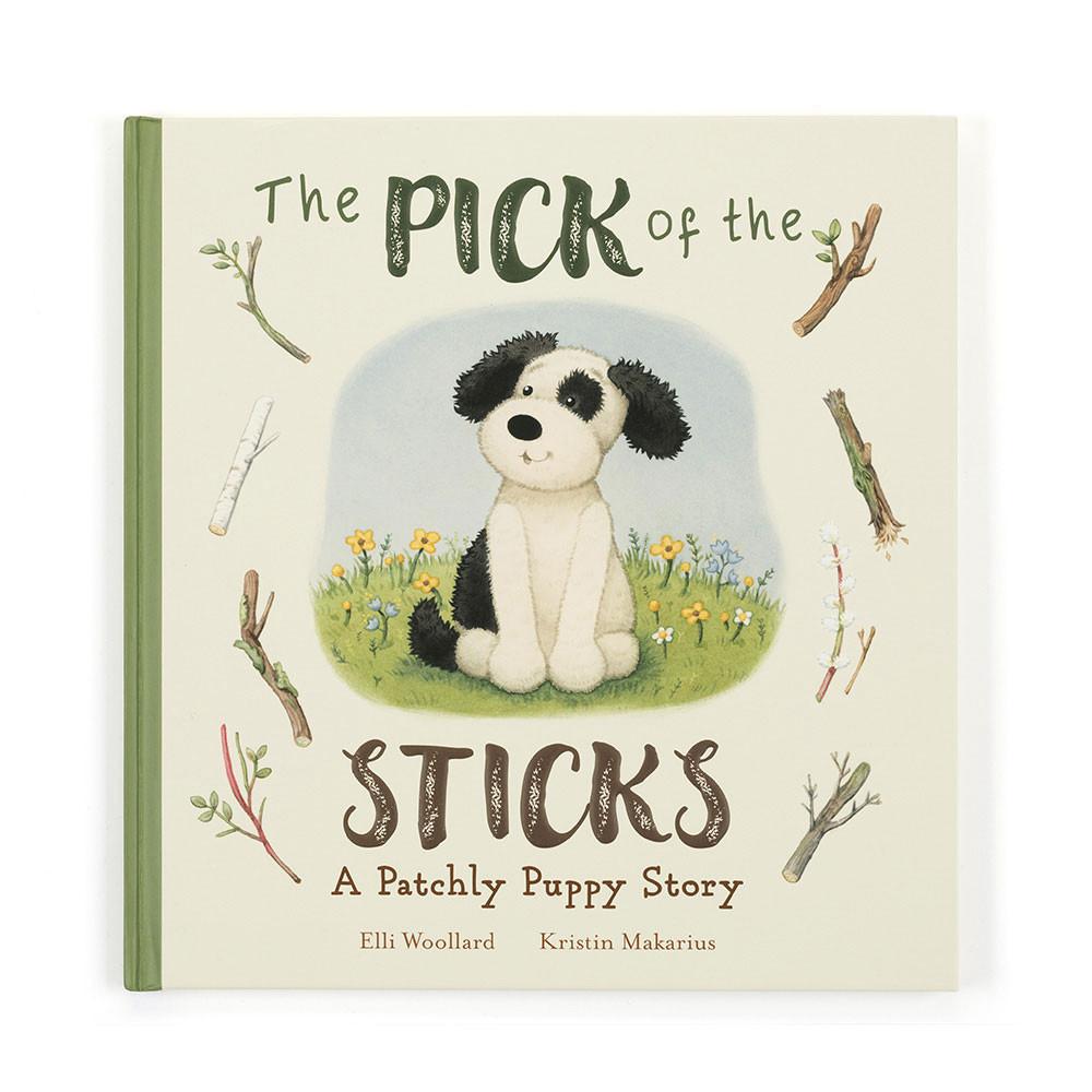 Livres Jellycat The Pick of the Sticks and Bashful Puppy Medium Blanche | 89136-OKXG