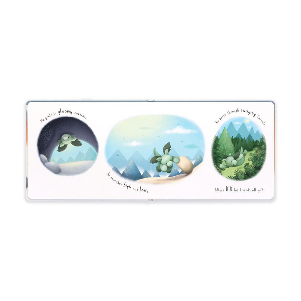 Livres Jellycat The Sky Dragon,18cm x 23cm x 2cm Vert | 39145-SDLH