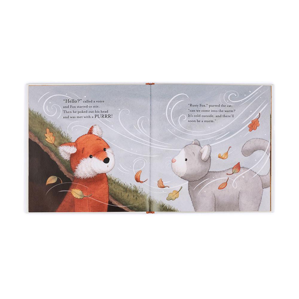 Livres Jellycat Warm in the Storm,24cm x 25cm x 2cm Blanche | 38296-QPLE