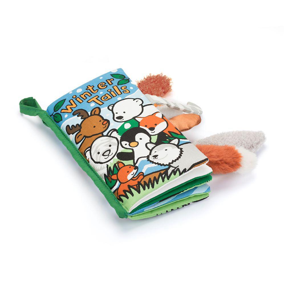Livres Jellycat Winter Tails Activity,22cm x 13cm x 5cm Bleu | 61258-UCZF
