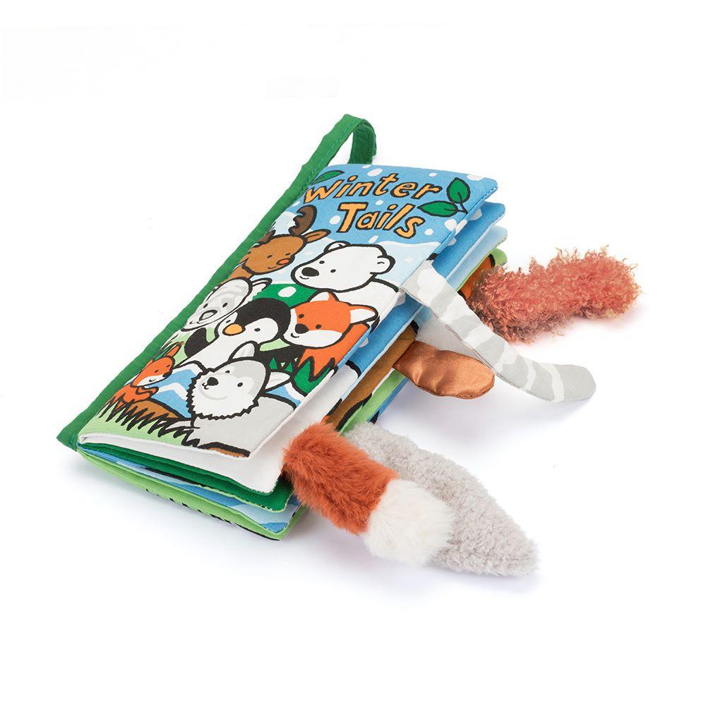 Livres Jellycat Winter Tails Activity,22cm x 13cm x 5cm Bleu | 61258-UCZF