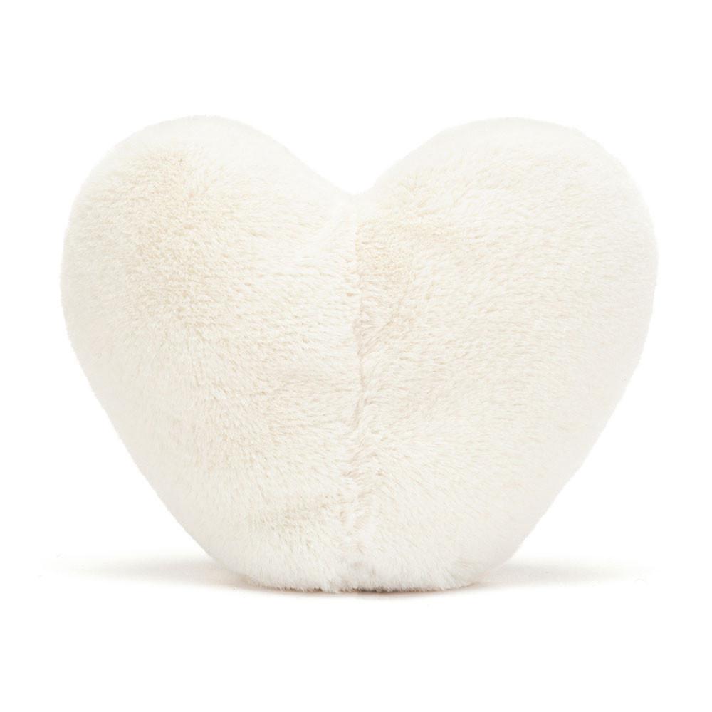 Mariage Et Anniversaire Jellycat Peluche Amuseables Cream Heart,11cm x 12cm x 4cm Blanche | 90125-XYFB
