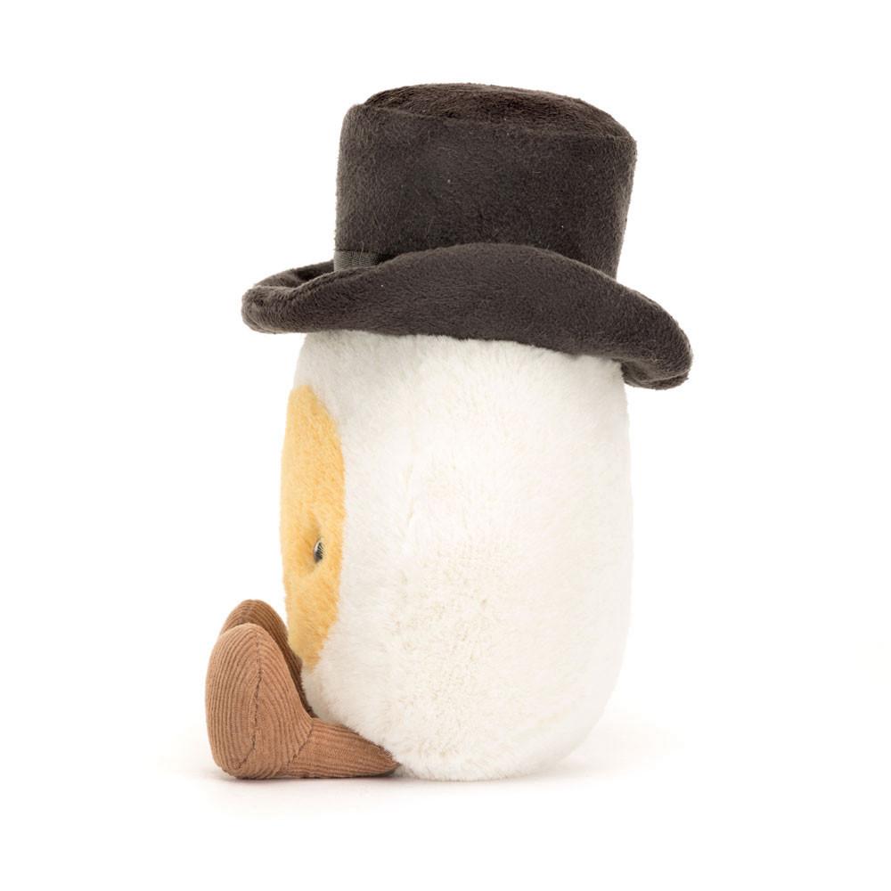 Mariage Et Anniversaire Jellycat Peluche Amuseables Boiled Egg Groom,15cm x 9cm x 4cm Blanche | 67524-AXOQ