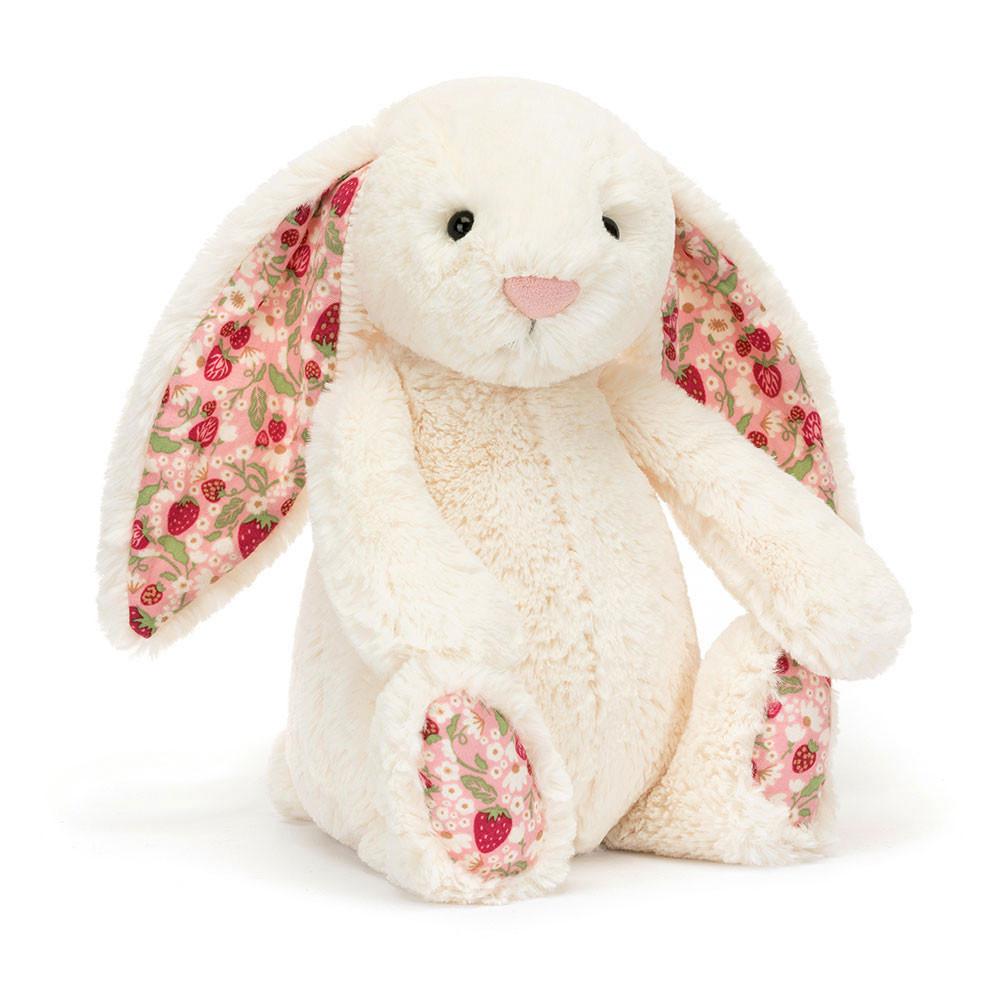 Mariage Et Anniversaire Jellycat Peluche Blossom Cream Bunny \'Berry\',31cm x 12cm x 9cm Blanche | 53182-XWED