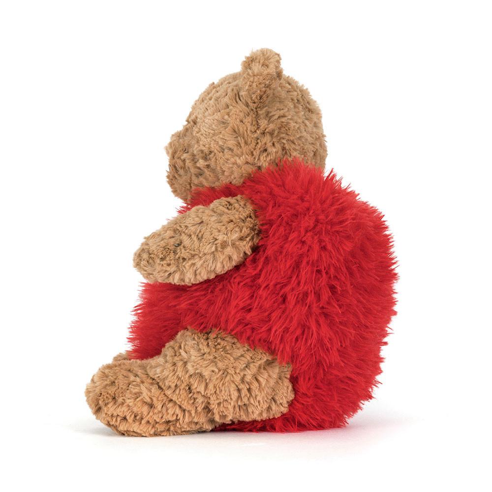 Mariage Et Anniversaire Jellycat Peluche Bartholomew Bear 'Heartthrob',26cm x 12cm x 8cm Marron | 81045-ZQTO