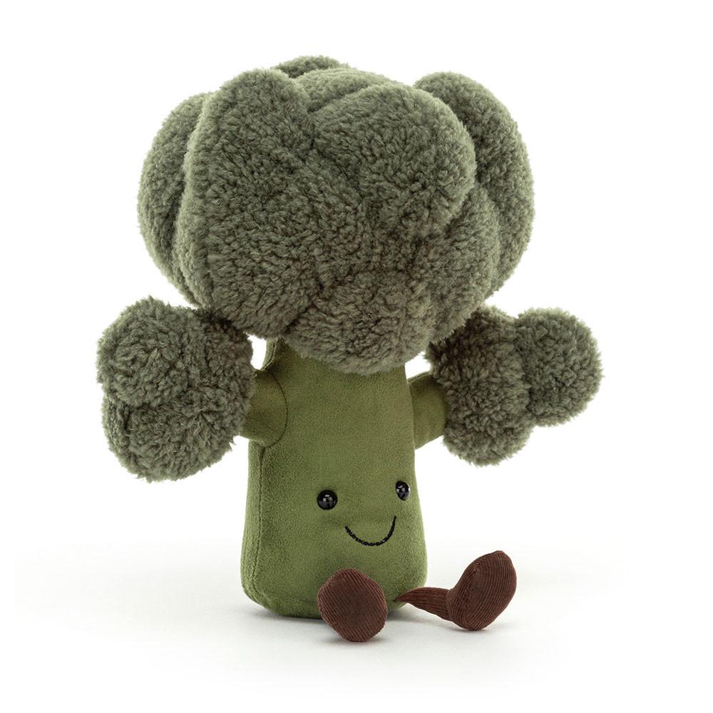 Nourriture Jellycat Peluche Amuseables Broccoli,25cm x 22cm x 7cm Vert | 08925-AWOZ