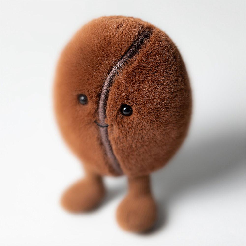 Nourriture Jellycat Peluche Amuseables Coffee Bean,13cm x 8cm x 6cm Marron | 80792-EWXL