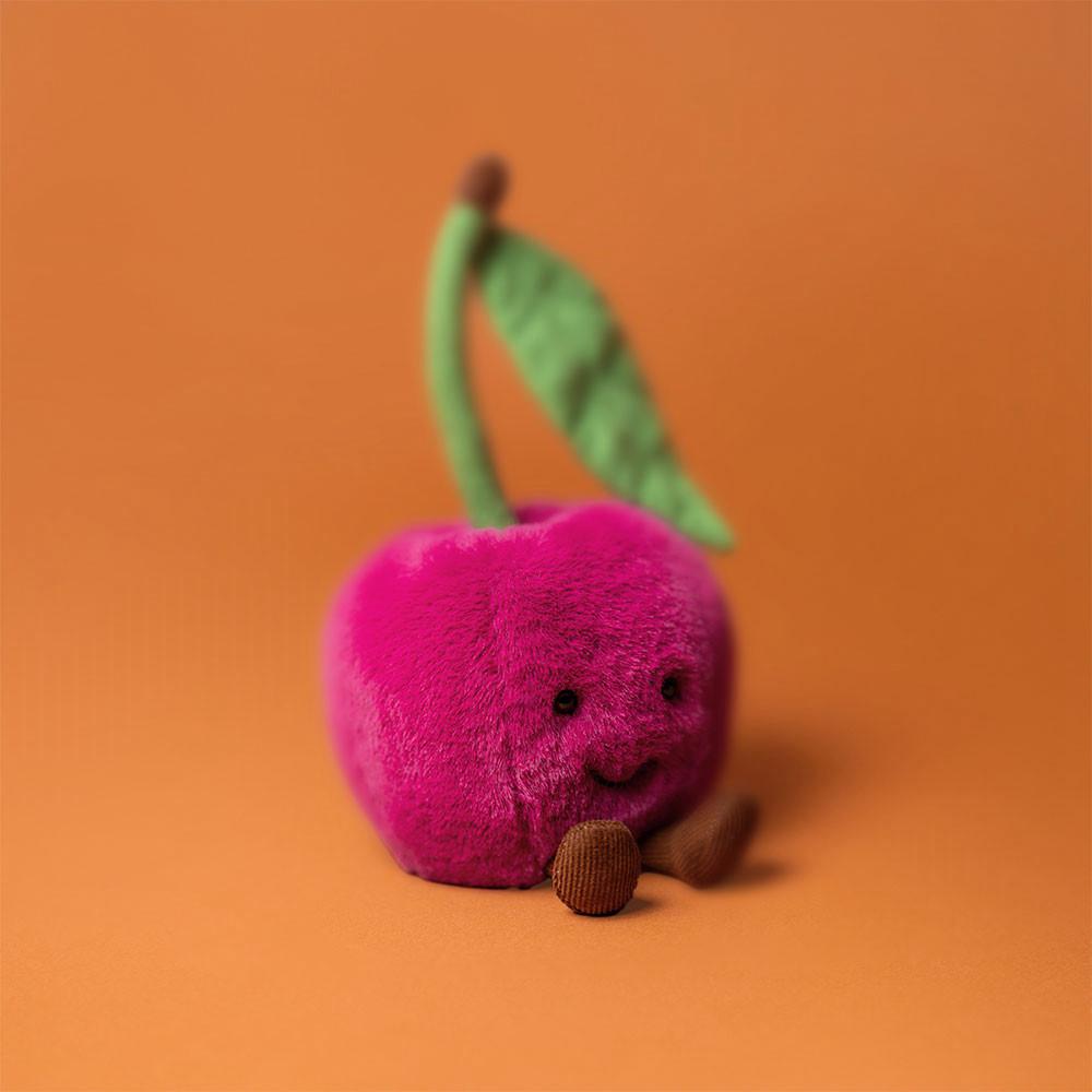 Nourriture Jellycat Peluche Amuseables Cherry,12cm x 10cm x 9cm Rouge | 58160-CSMP