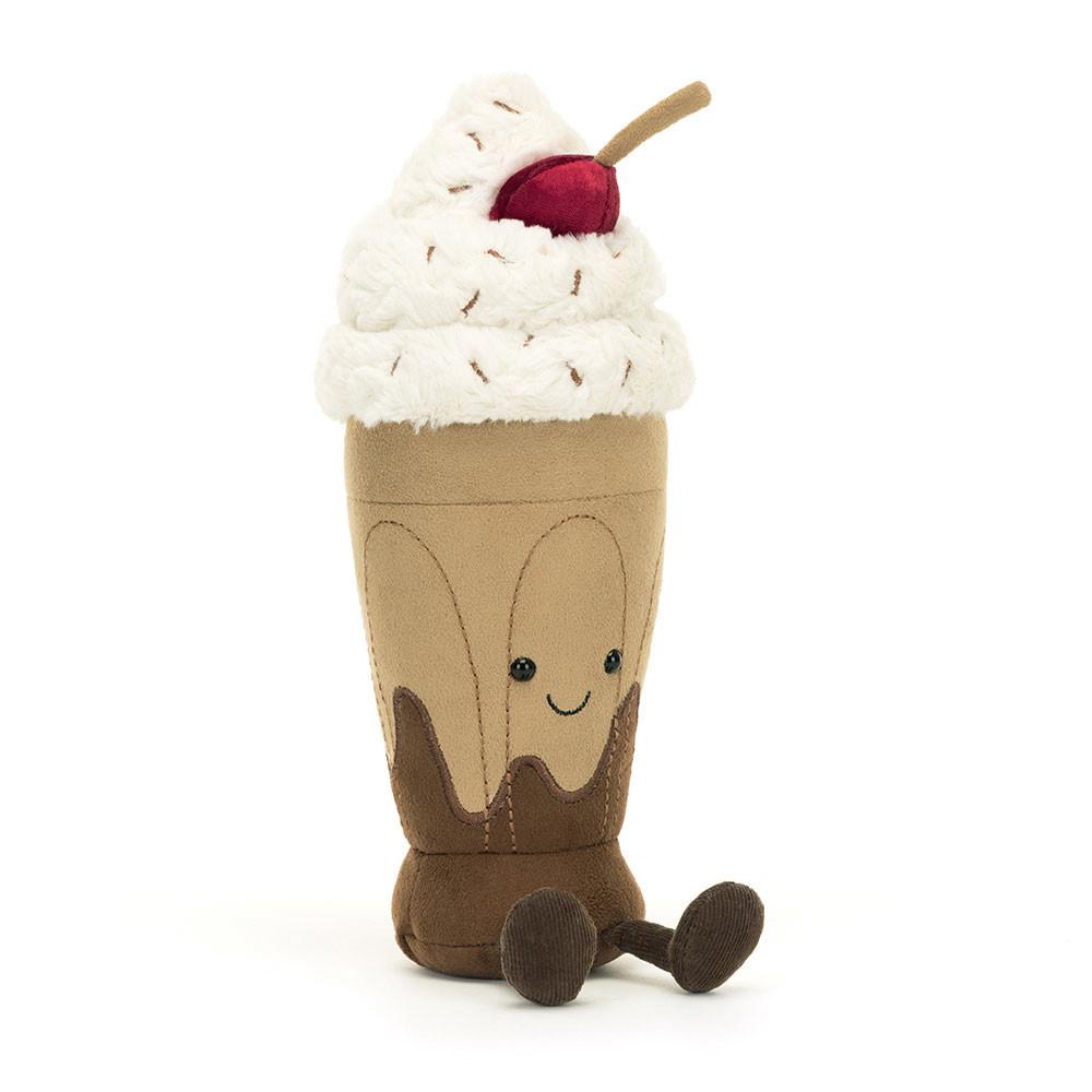 Nourriture Jellycat Peluche Amuseables Chocolate Milkshake,27cm x 7cm x 7cm Marron | 97534-SPGB