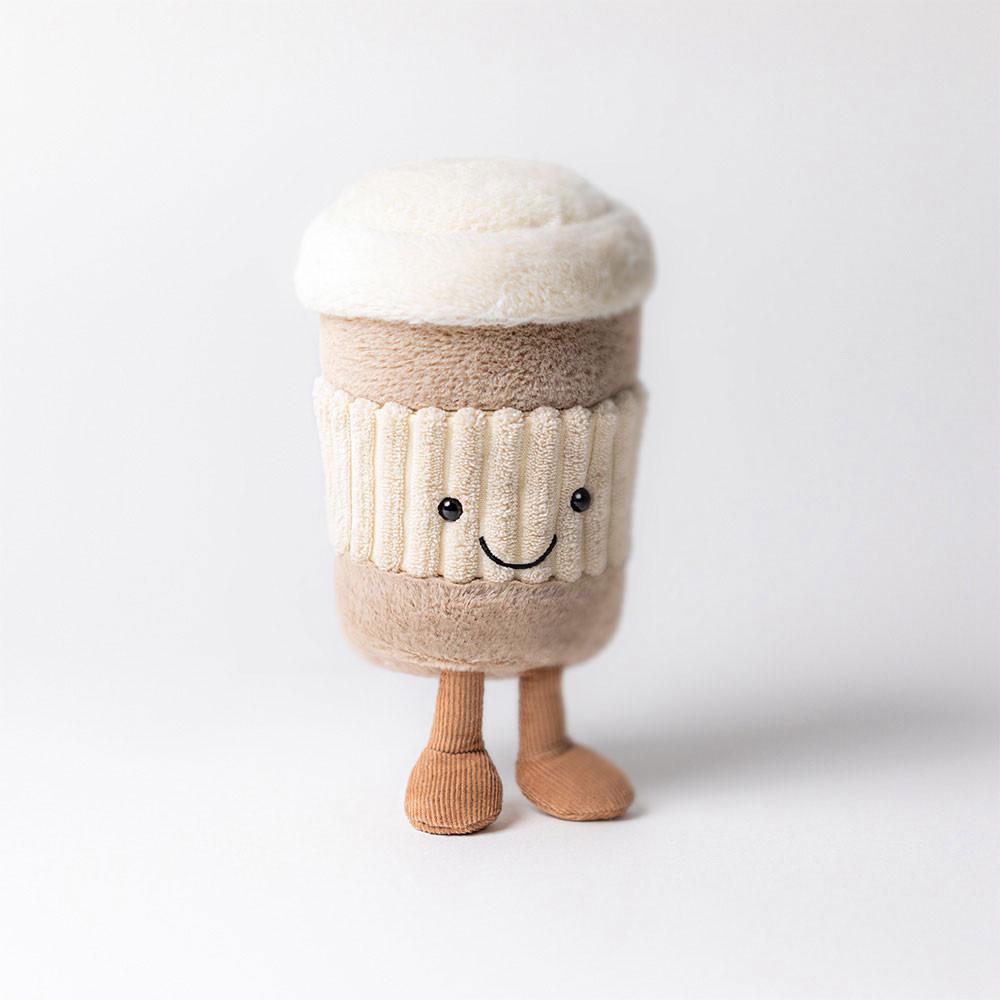 Nourriture Jellycat Peluche Amuseables Coffee-To-Go,16cm x 7cm x 7cm Beige | 76945-NCSB
