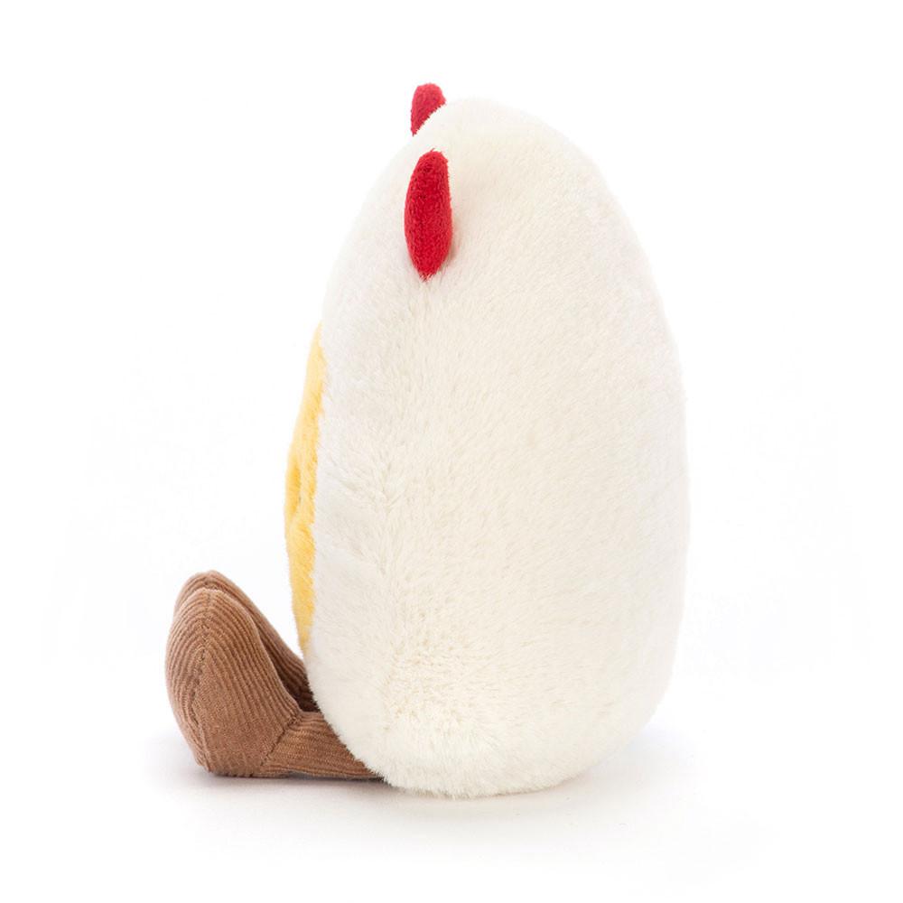 Nourriture Jellycat Peluche Amuseables Devilled Egg,14cm x 9cm x 4cm Blanche | 78910-LDYQ