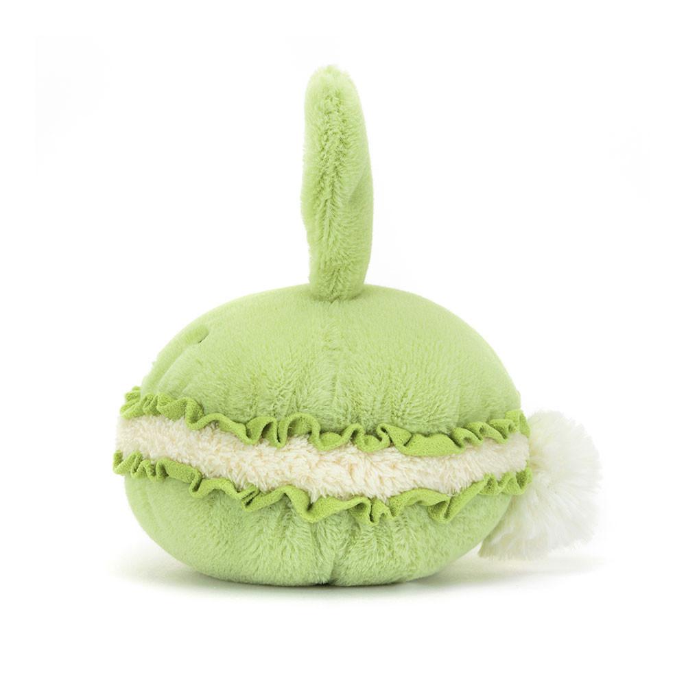 Nourriture Jellycat Peluche Amuseables Dainty Dessert Bunny Macaron,12cm x 12cm x 12cm Vert | 17325-XTWN