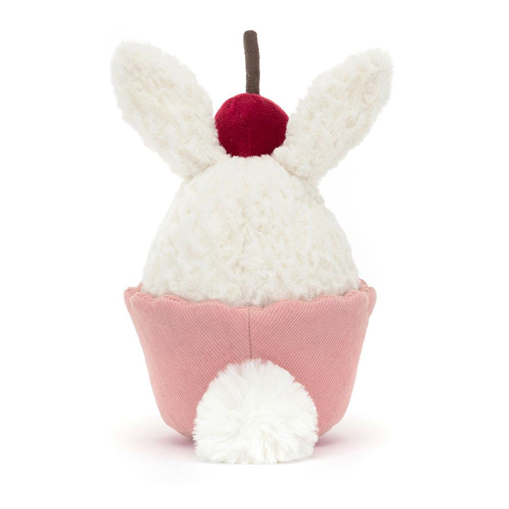 Nourriture Jellycat Peluche Amuseables Dainty Dessert Bunny Cupcake,14cm x 10cm x 9cm Blanche | 38145-FGEK