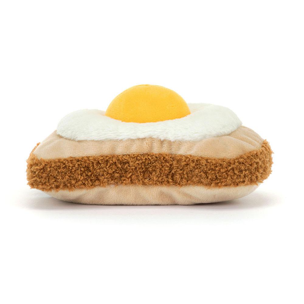 Nourriture Jellycat Peluche Amuseables Egglantine Egg On Toast,12cm x 16cm x 12cm Beige | 73946-BJYS