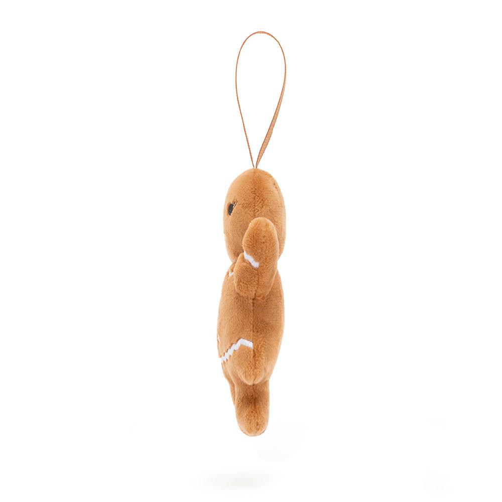 Nourriture Jellycat Peluche Amuseables Festive Folly Gingerbread Ruby,10cm x 6cm x 2cm Marron | 46720-JHKO