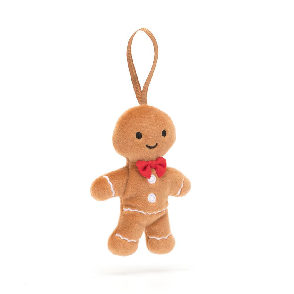 Nourriture Jellycat Peluche Amuseables Festive Folly Gingerbread Fred,16cm x 4cm x 2cm Marron | 70851-IZUG