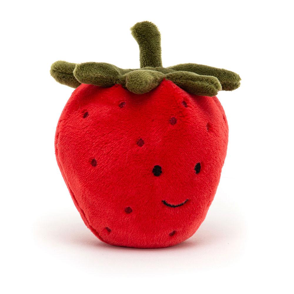 Nourriture Jellycat Peluche Amuseables Fabulous Fruit Strawberry,8cm x 7cm x 6cm Rouge | 81329-OAWH