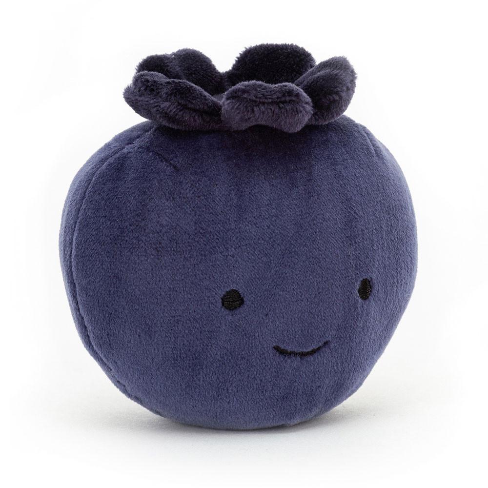 Nourriture Jellycat Peluche Amuseables Fabulous Fruit Blueberry,9cm x 9cm x 6cm Bleu | 70261-IAGT