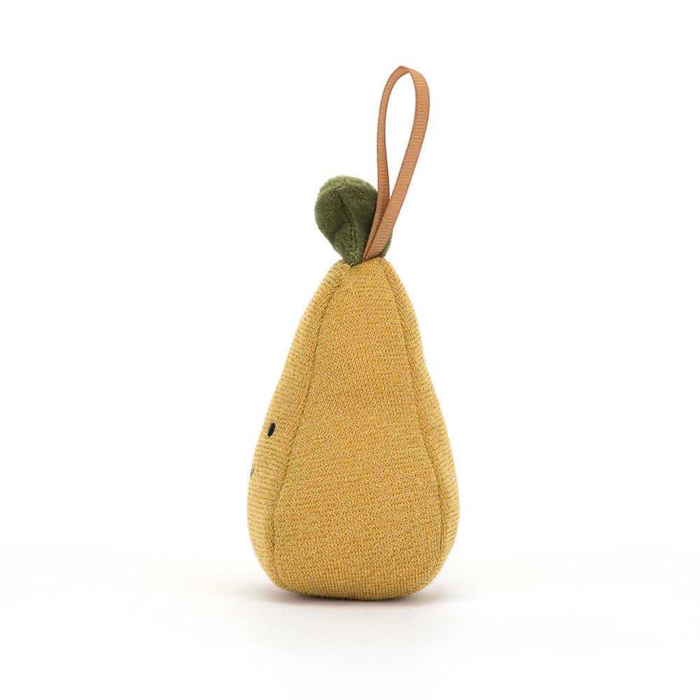 Nourriture Jellycat Peluche Amuseables Festive Folly Pear,10cm x 6cm x 6cm Jaune | 40196-EKQY