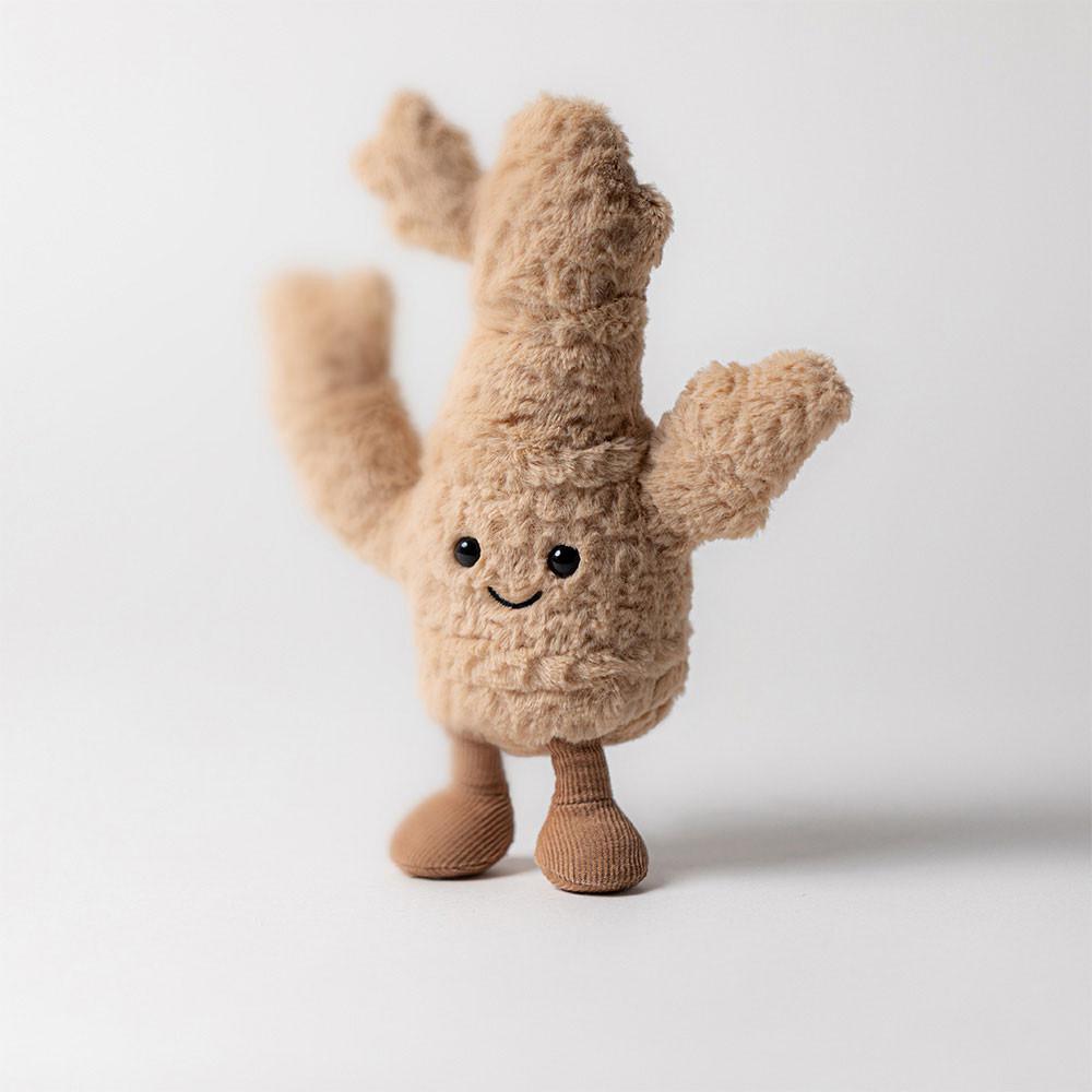 Nourriture Jellycat Peluche Amuseables Ginger,18cm x 6cm x 5cm Beige | 06832-LZVB