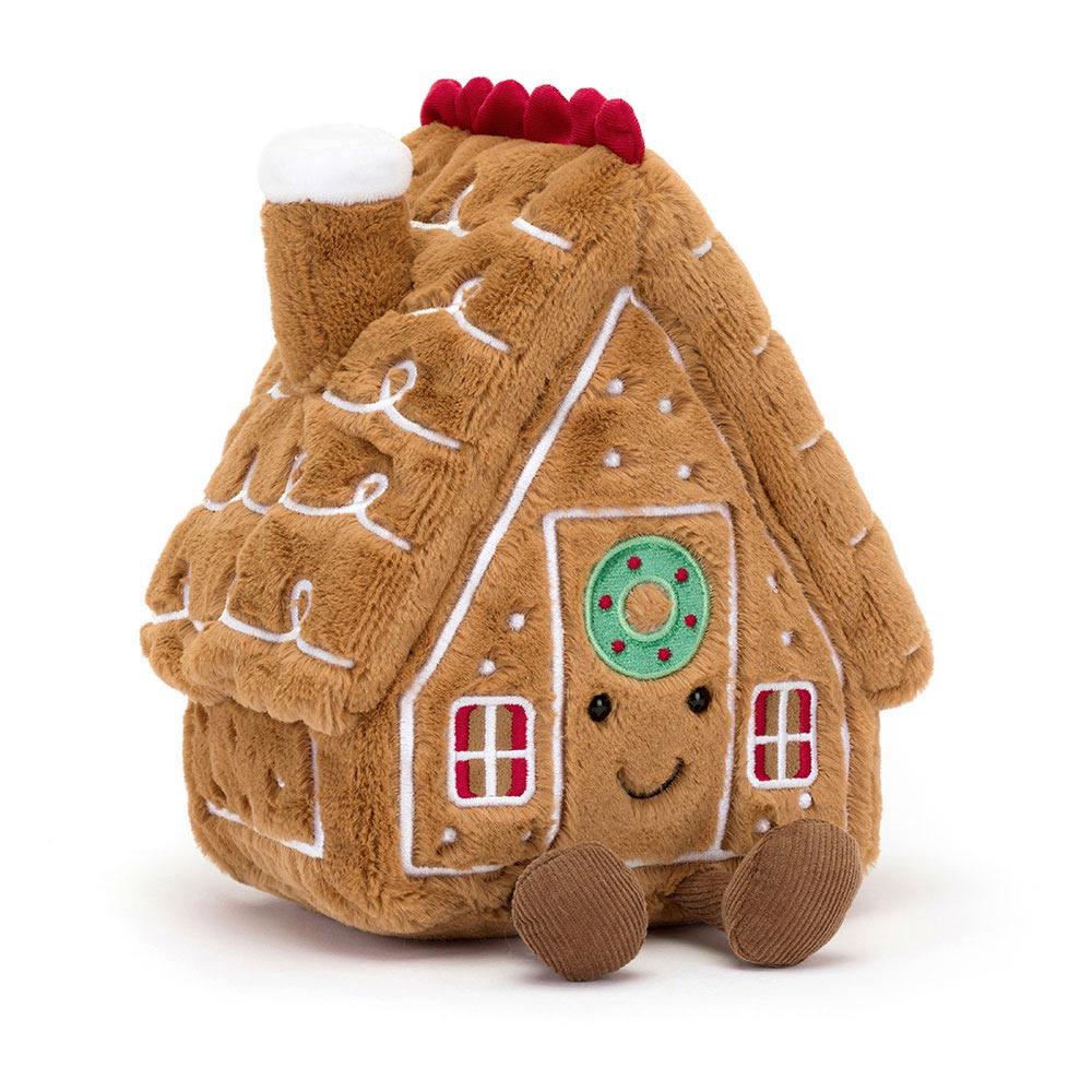 Nourriture Jellycat Peluche Amuseables Gingerbread House,22cm x 18cm x 14cm Marron | 27139-AZGL