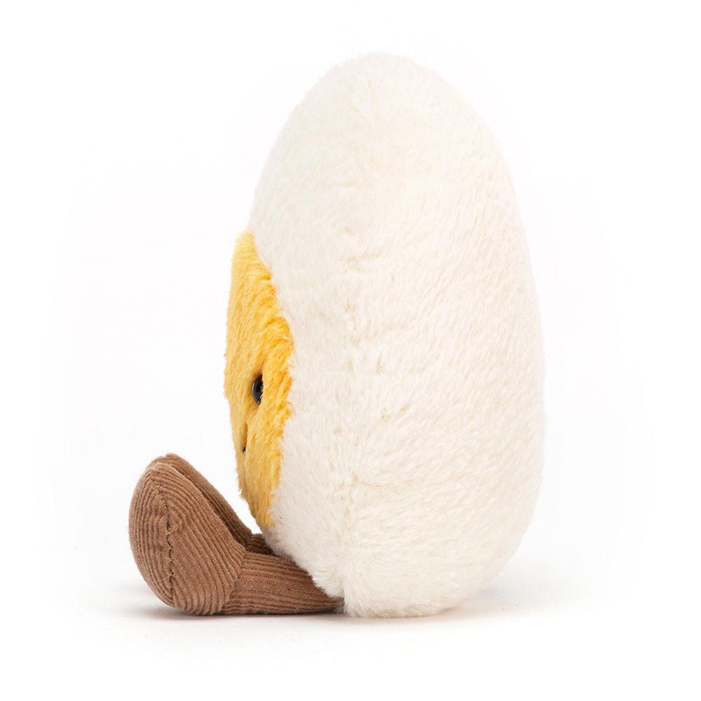 Nourriture Jellycat Peluche Amuseables Happy Boiled Egg,14cm x 9cm x 4cm Blanche | 73802-GJYK