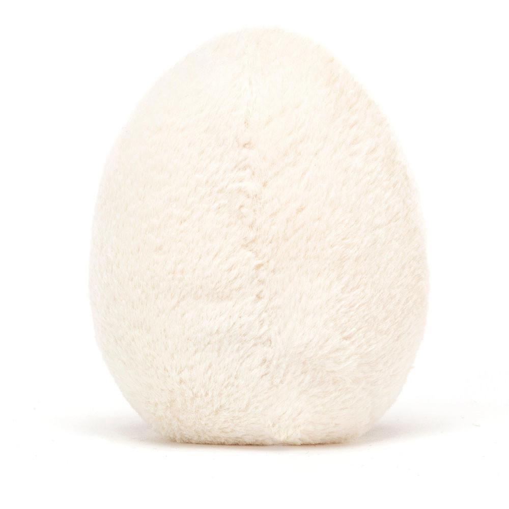 Nourriture Jellycat Peluche Amuseables Happy Boiled Egg,14cm x 9cm x 4cm Blanche | 73802-GJYK
