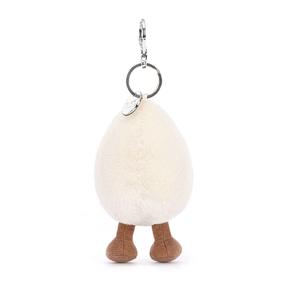 Nourriture Jellycat Peluche Amuseables Happy Boiled Egg,18cm x 7cm x 3cm Blanche | 43196-VSGL