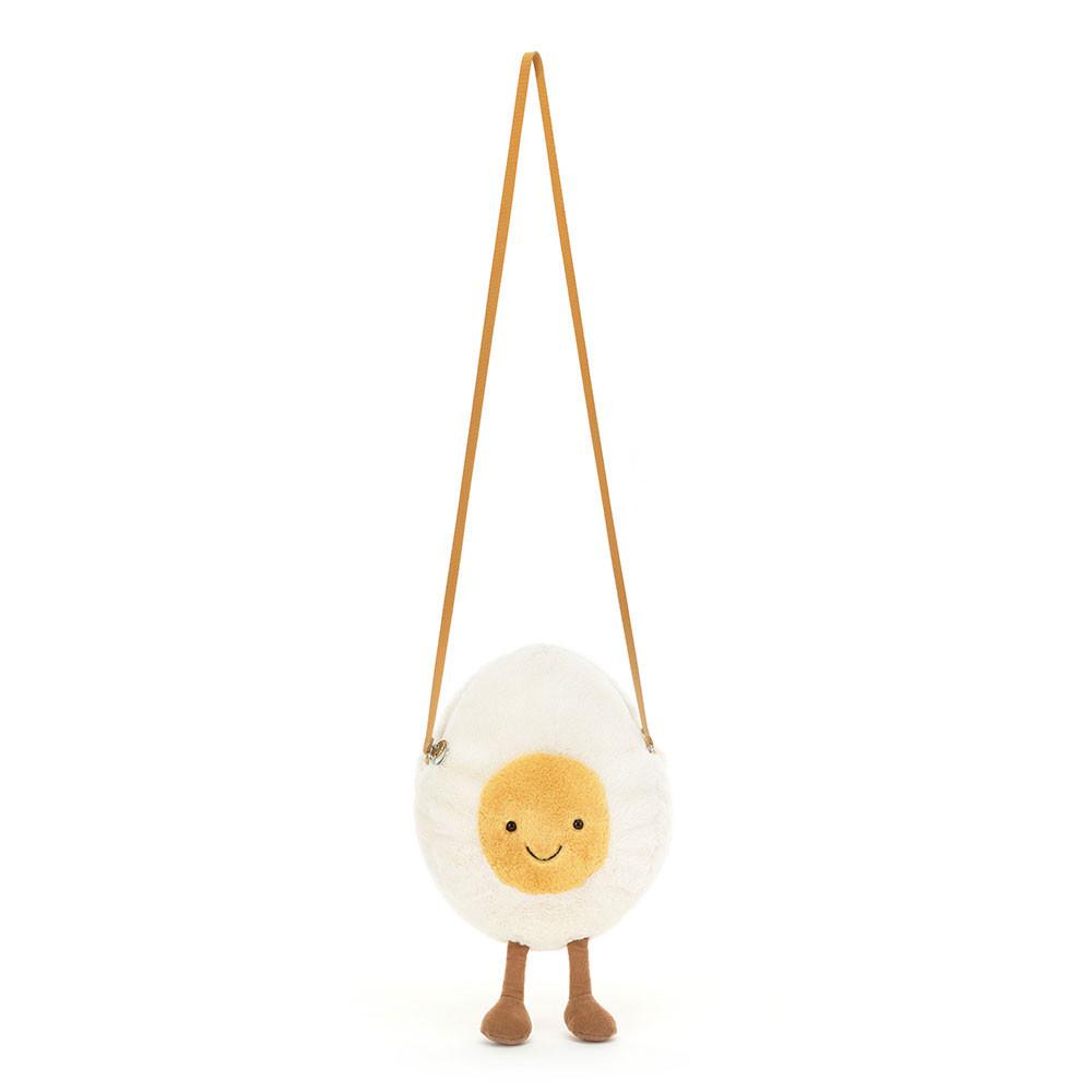 Nourriture Jellycat Peluche Amuseables Happy Boiled Egg,28cm x 18cm x 10cm Blanche | 90285-ALIY