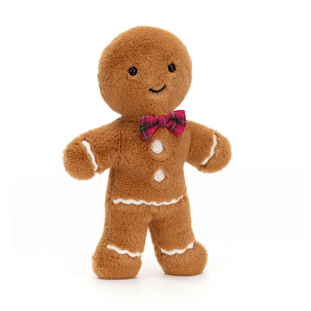 Nourriture Jellycat Peluche Amuseables Jolly Gingerbread Fred,20cm x 6cm x 3cm Marron | 54098-YDRA