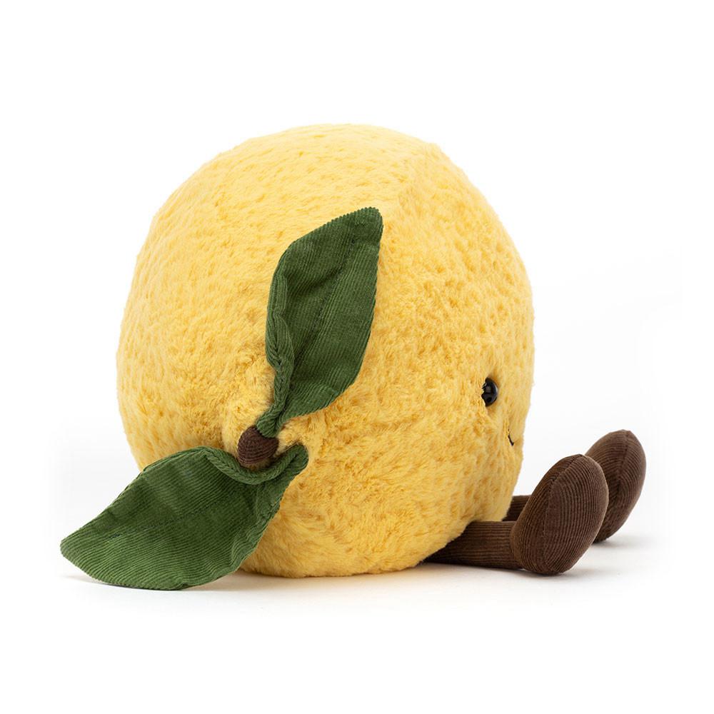 Nourriture Jellycat Peluche Amuseables Lemon,20cm x 25cm x 13cm Jaune | 21958-ACOJ