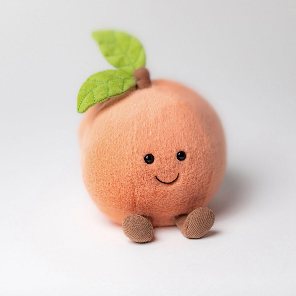 Nourriture Jellycat Peluche Amuseables Peach,14cm x 11cm x 11cm Rose | 90346-TBLS