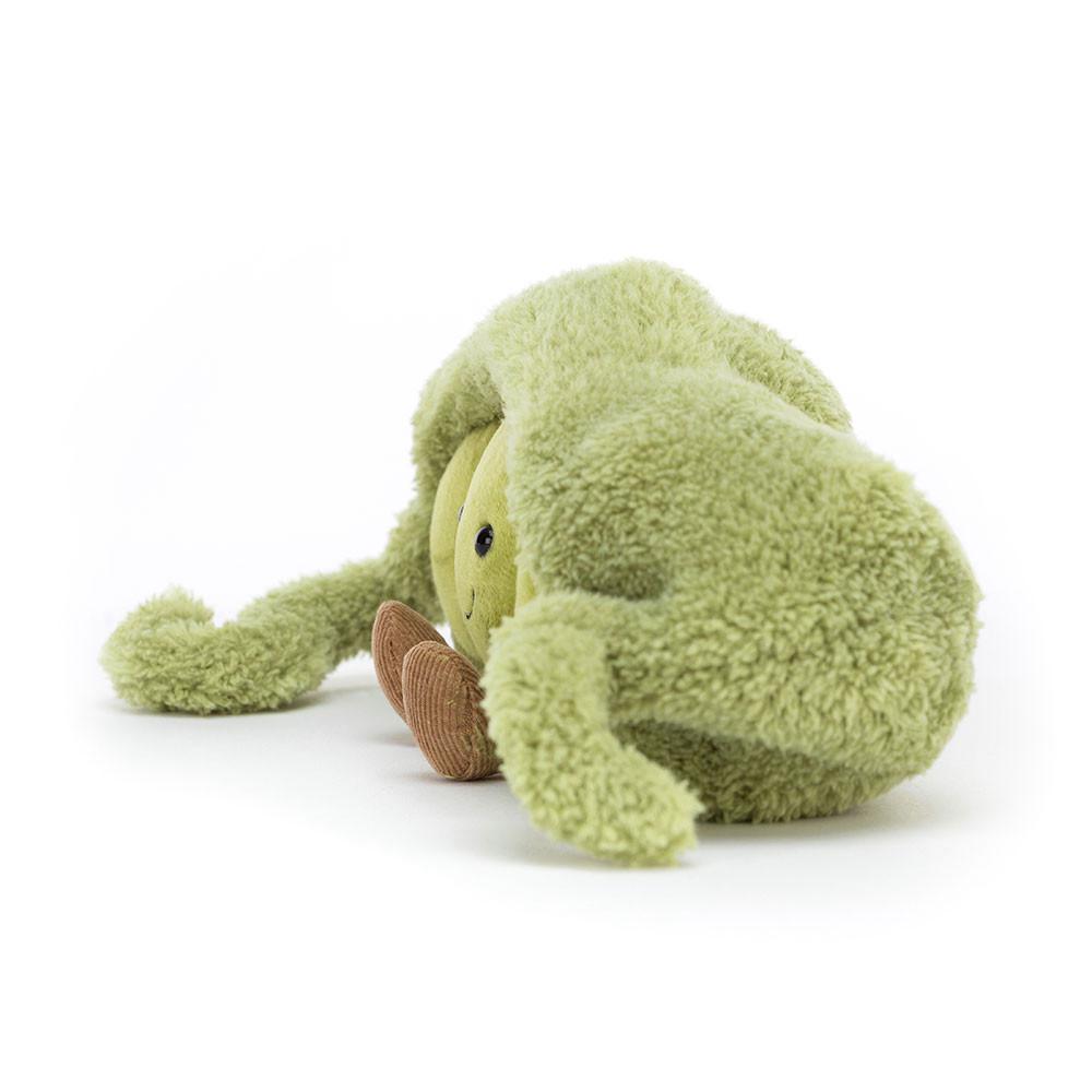 Nourriture Jellycat Peluche Amuseables Pea in a Pod,11cm x 26cm x 10cm Vert | 20631-PNBI
