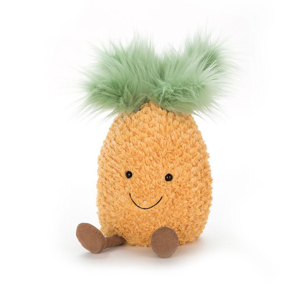 Nourriture Jellycat Peluche Amuseables Pineapple,28cm x 15cm x 13cm Jaune | 45632-YUNW